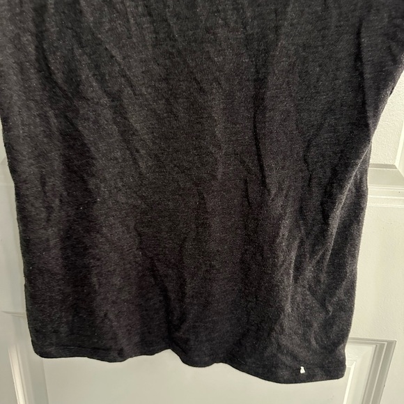 PINK Victoria Secrets Grey/Blacj with Sequence Tshirt Size L - Picture 6 of 9